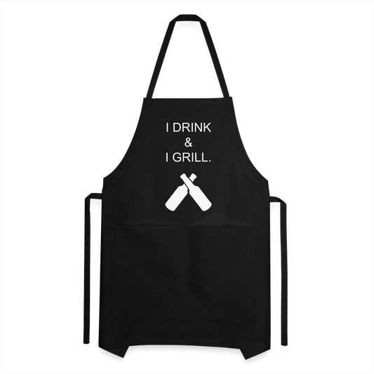 I Drink and I Grill - black