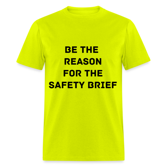 Safety Brief - Unisex Classic T-Shirt - safety green