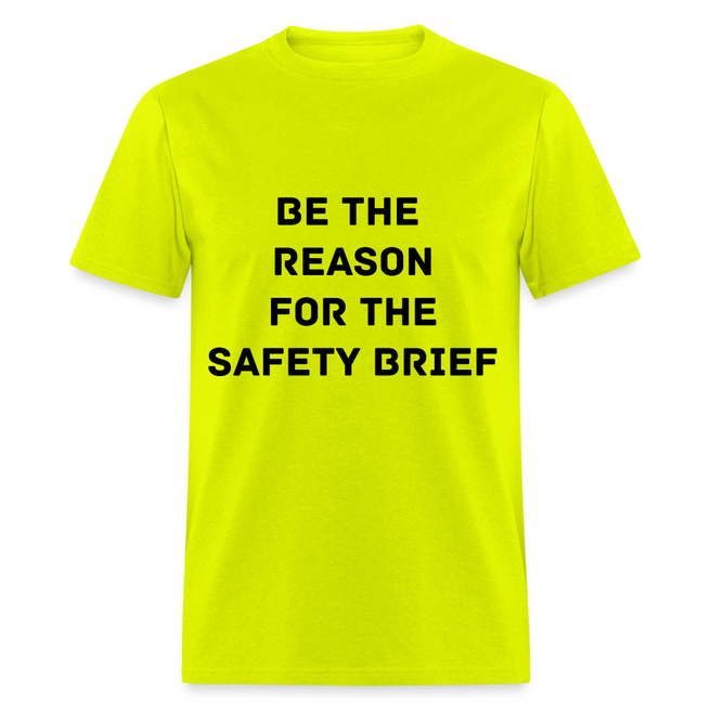 Safety Brief - Unisex Classic T-Shirt - safety green