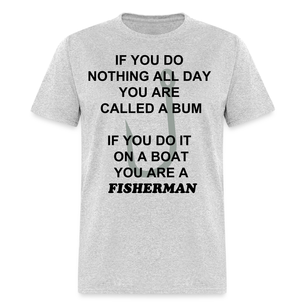 Fisherman - Unisex Classic T-Shirt - heather gray