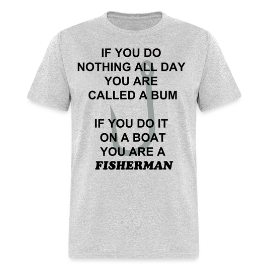 Fisherman - Unisex Classic T-Shirt - heather gray