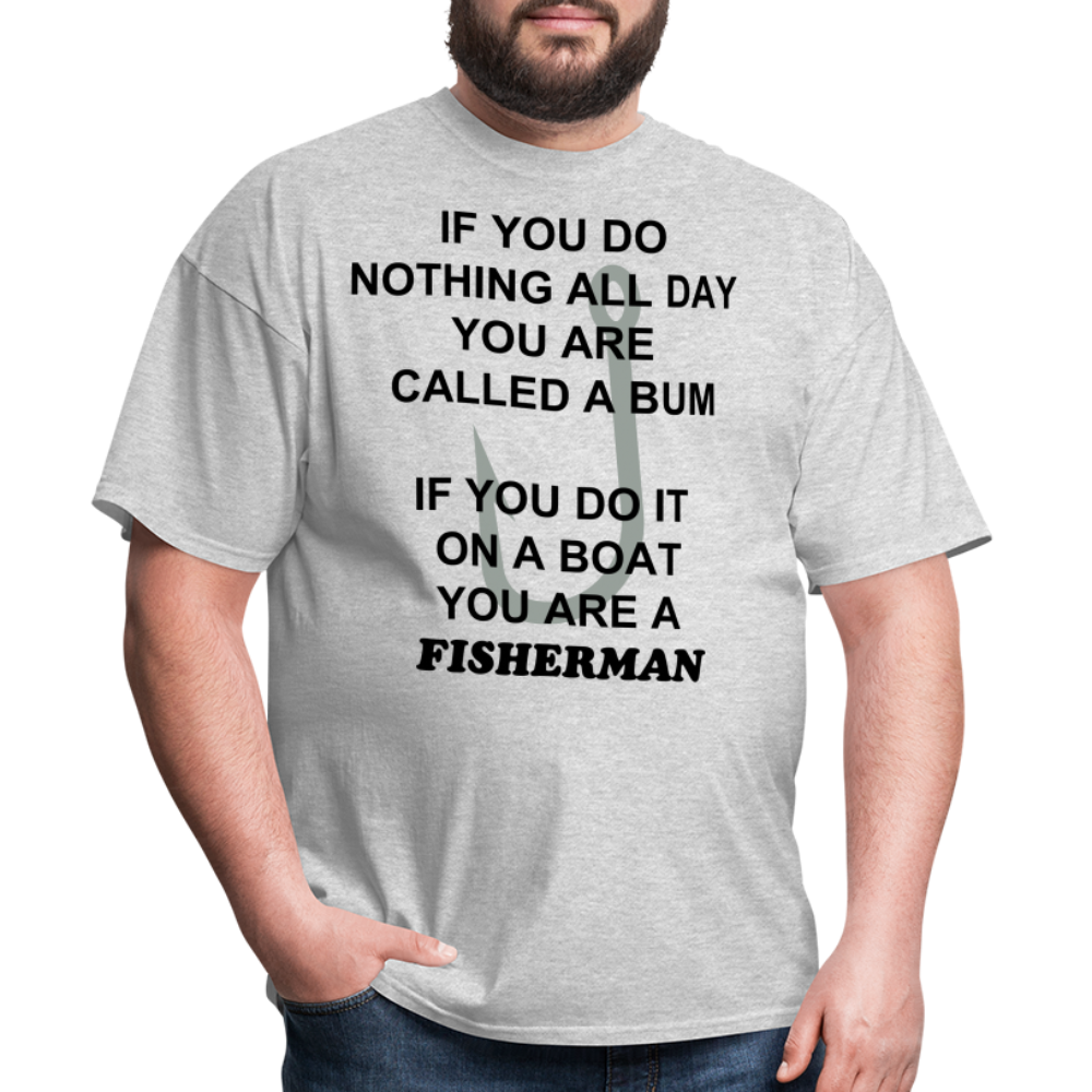 Fisherman - Unisex Classic T-Shirt - heather gray