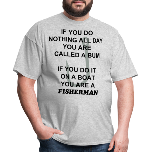 Fisherman - Unisex Classic T-Shirt - heather gray