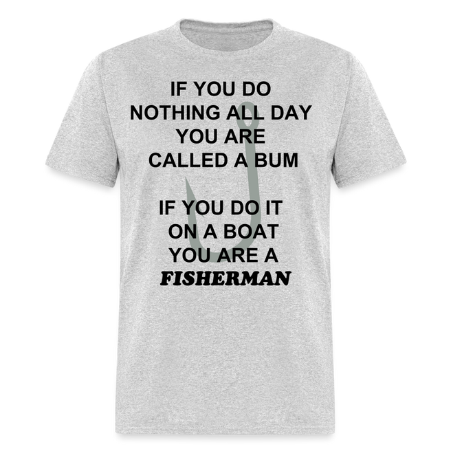 Fisherman - Unisex Classic T-Shirt - heather gray