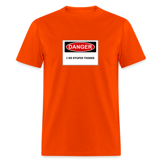 Danger - Unisex Classic T-Shirt - orange