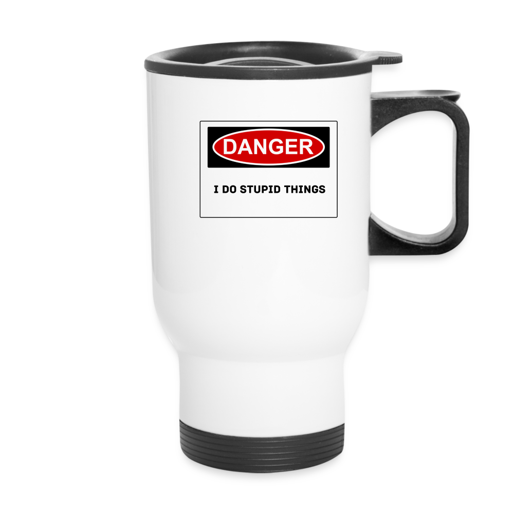 Danger - Travel Mug - white