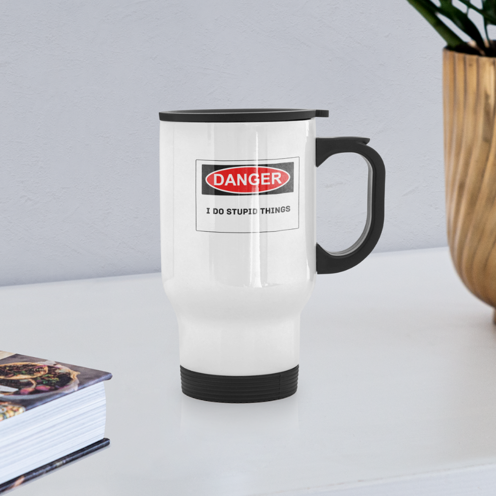 Danger - Travel Mug - white