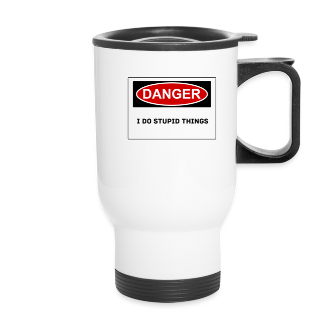 Danger - Travel Mug - white